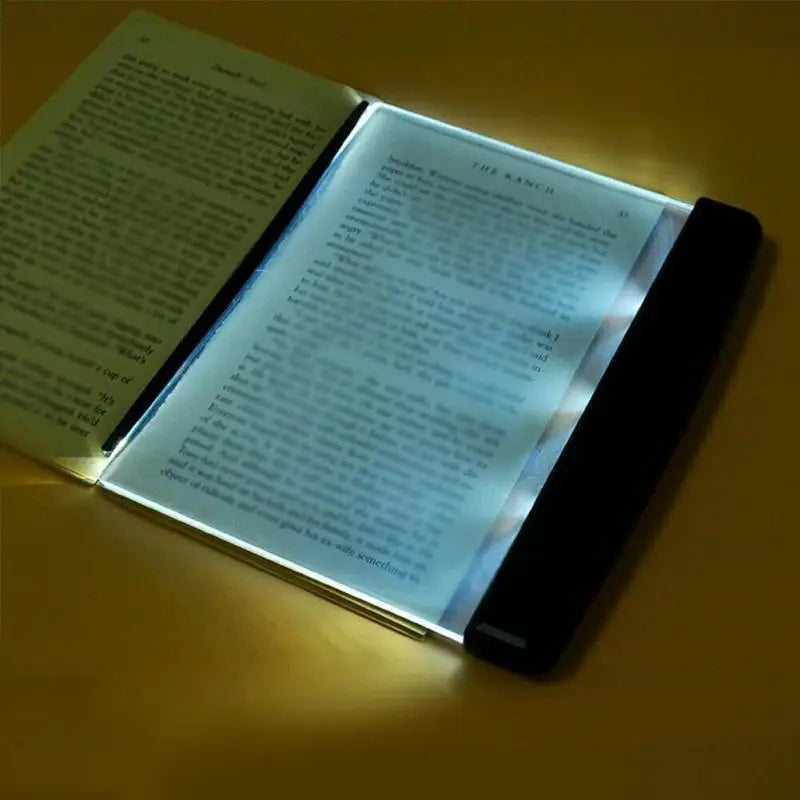 Book Lovers Reading Lamp Light LED Panel Night Wireless People Thinking Mind Creative Flat Plate Panel Eye protection with text