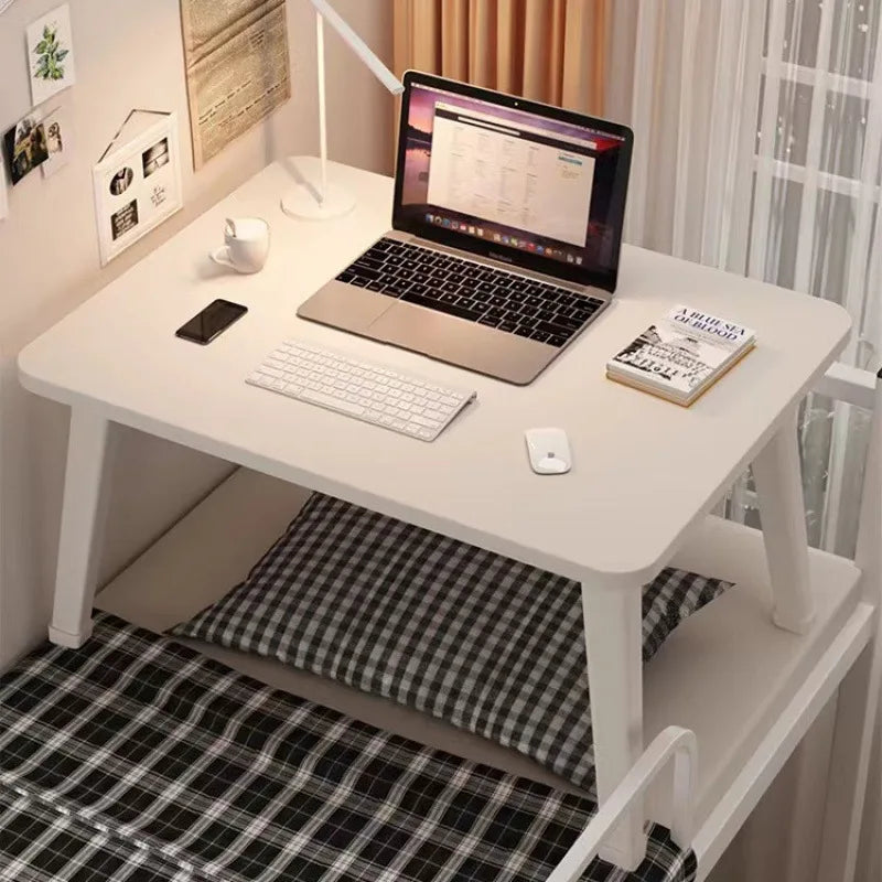 Computer Desk Folding Small Table College Students Study Dormitory Bedroom Lazy High Bed Sillon De Escritorio Office Furniture