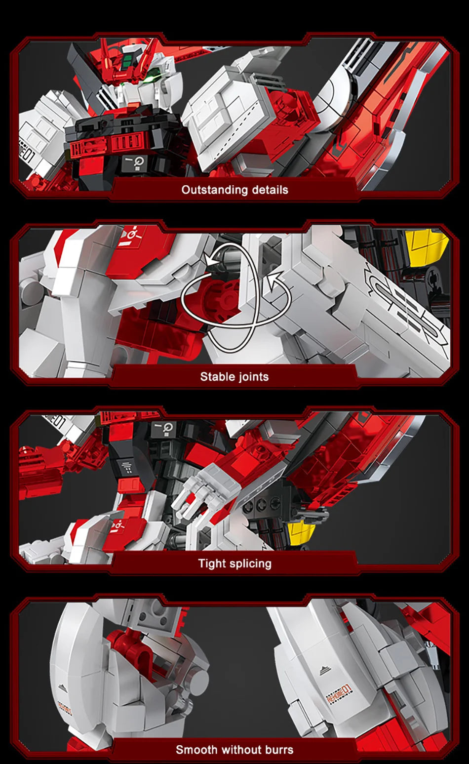 Cyber Mecha Model Building Blocks - Storm Freedom Ancestor Mechanical Robot Assembly Kit for Kids & Adults