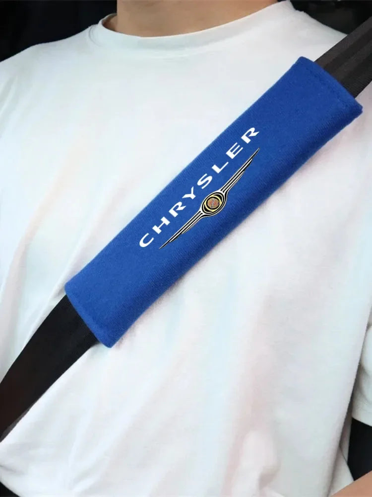 Seat Belt Accessories Car Safety Belt Shoulder Cover Pad for Chrysler 300 300C Cruiser Voyager Sebring Pacifica Crossfire 200