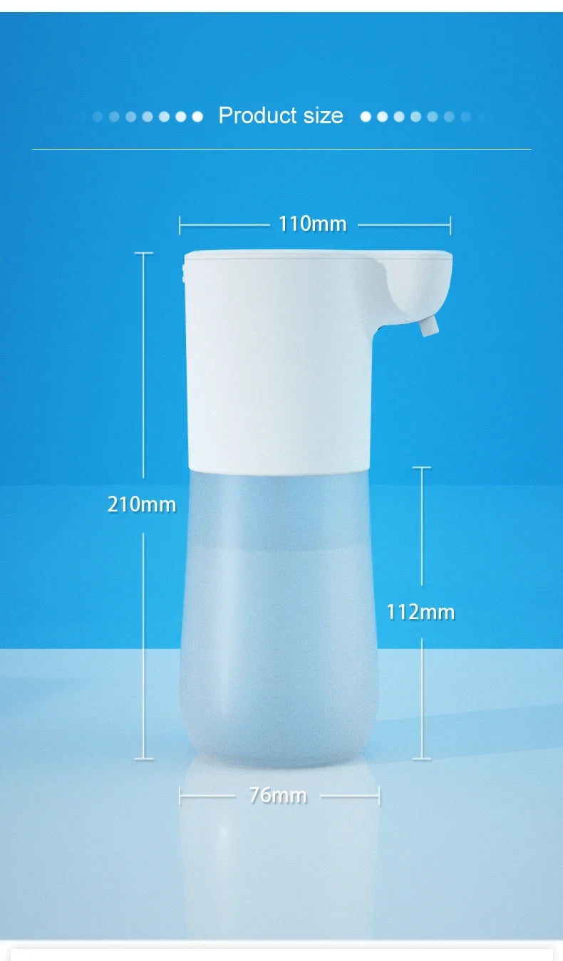 350ML Touchless Automatic Soap Foam Dispenser USB Rechargeable Foam Hand Washer Machine Bathroom Infrared Sensor Soap Dispenser