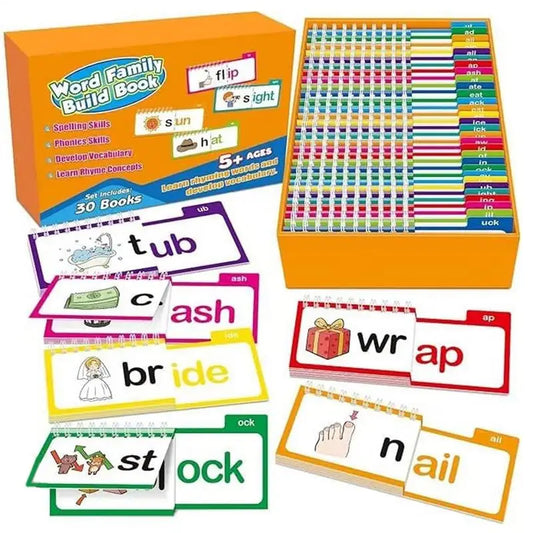 NEW Reading Book 30 Read And Rhyme Build Books Word Family Build  Books Flash Cards Vocabulary Cards Educational Reading