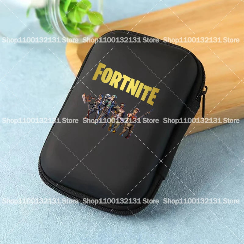 Game Fortnites Storage Bag Cartoon Printed Fortress Night Data Cable Charger Travel Earphone Storage Protective Case Bags Gift