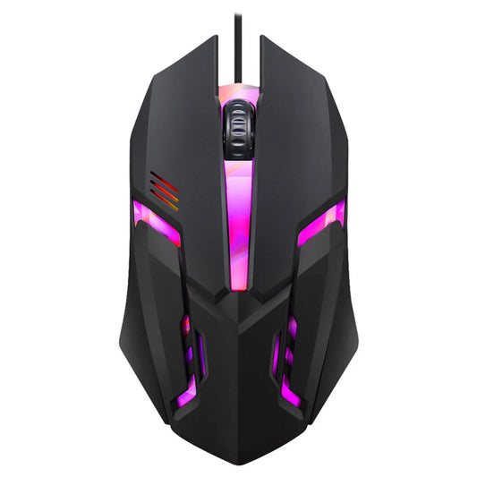 Esports USB Wired Mouse, Colorful LED Gaming Mouse, Wired Optical Mouse, Suitable for Desktop and Laptop Computers