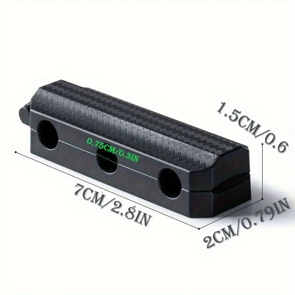 3 Holes Magnetic Cable Organizer Holder Cable Smooth Adjustable Cord Holder Under Desk Cable Management Wire Keeper Cable Clip