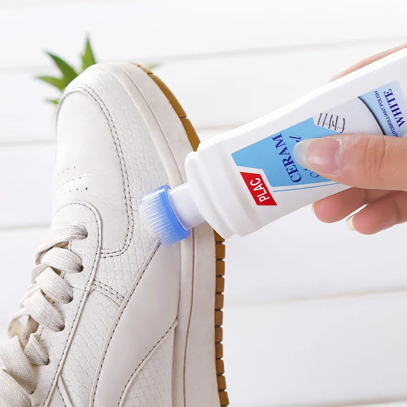 iawesome White Shoes Cleaner Polish Cleaning Tool For Casual Leather Shoe Sneakers Shoe Brushes Spong Supplies Magic Refreshed