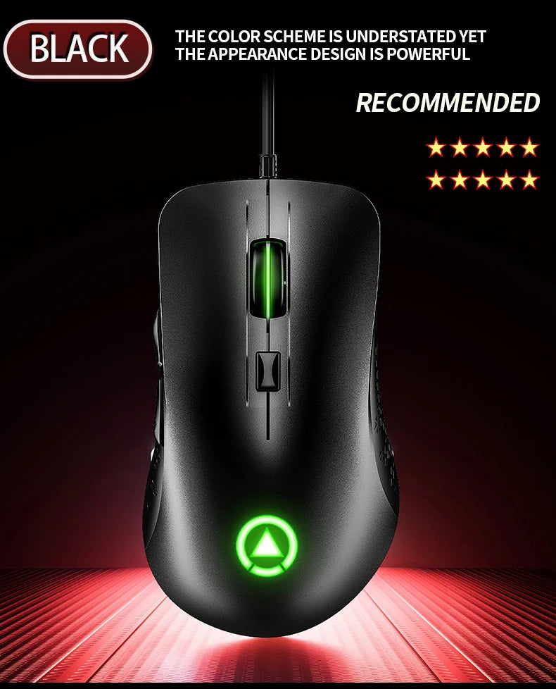 Wired Gaming Mouse Gamer Mouse RGB Backlit Computer Mouse Ergonomic Mause LED Optical USB Mice For PC Laptop