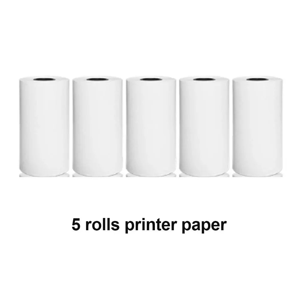 Portable Mini Thermal Printer Wirelessly BT 203dpi Photo Label Memo Wrong Question Printing With USB Cable Imprimante Portable