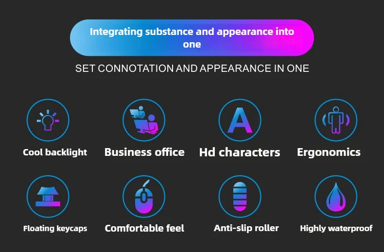 Gamer Keyboard And Mouse Combo Set RGB LED 104-Key Wired Gaming Keyboard Mouse Set for Notebook Laptop Desktop PC Tablet