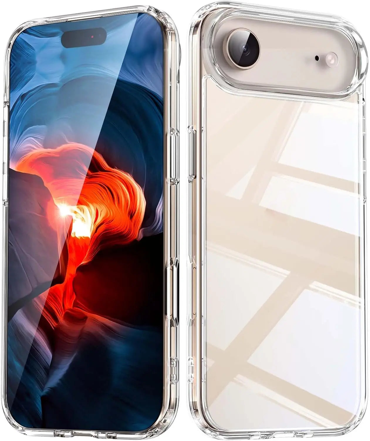 Crystal Clear Case For iPhone 17/17Promax/17 Pro/17 Air Shockproof Protective Phone Cover HD Transparent Hard PC Bumper Shell