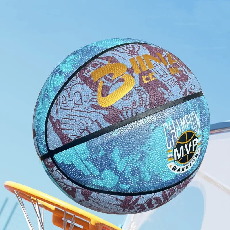 Size 5 Basketball Wear-Resistant PU Material Children Youth Match Training Basketalls Outdoor Indoor Beginner Training Balls