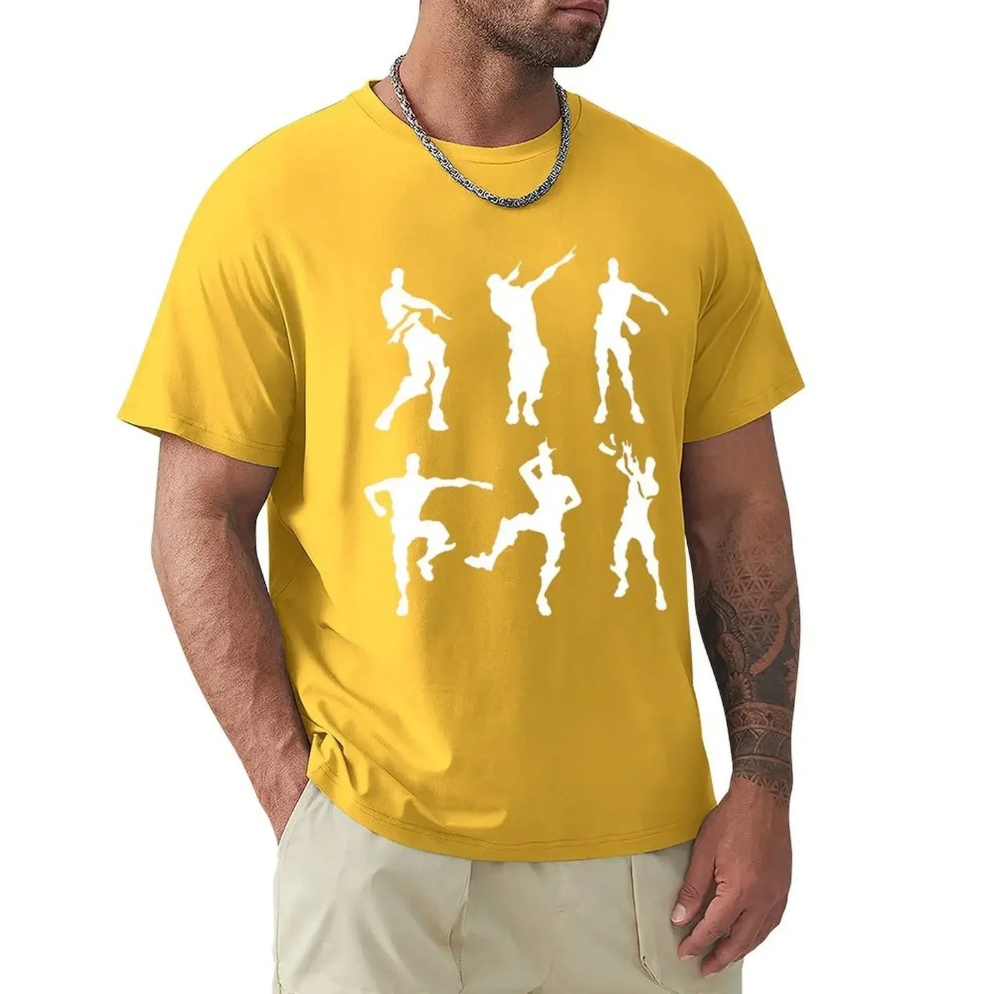 Fortniter Celebrations T Shirt Adult Men's Gaming Dance T-Shirt Discout Hot New Fashion Short Sleeve TShirt Cotton Top Tees