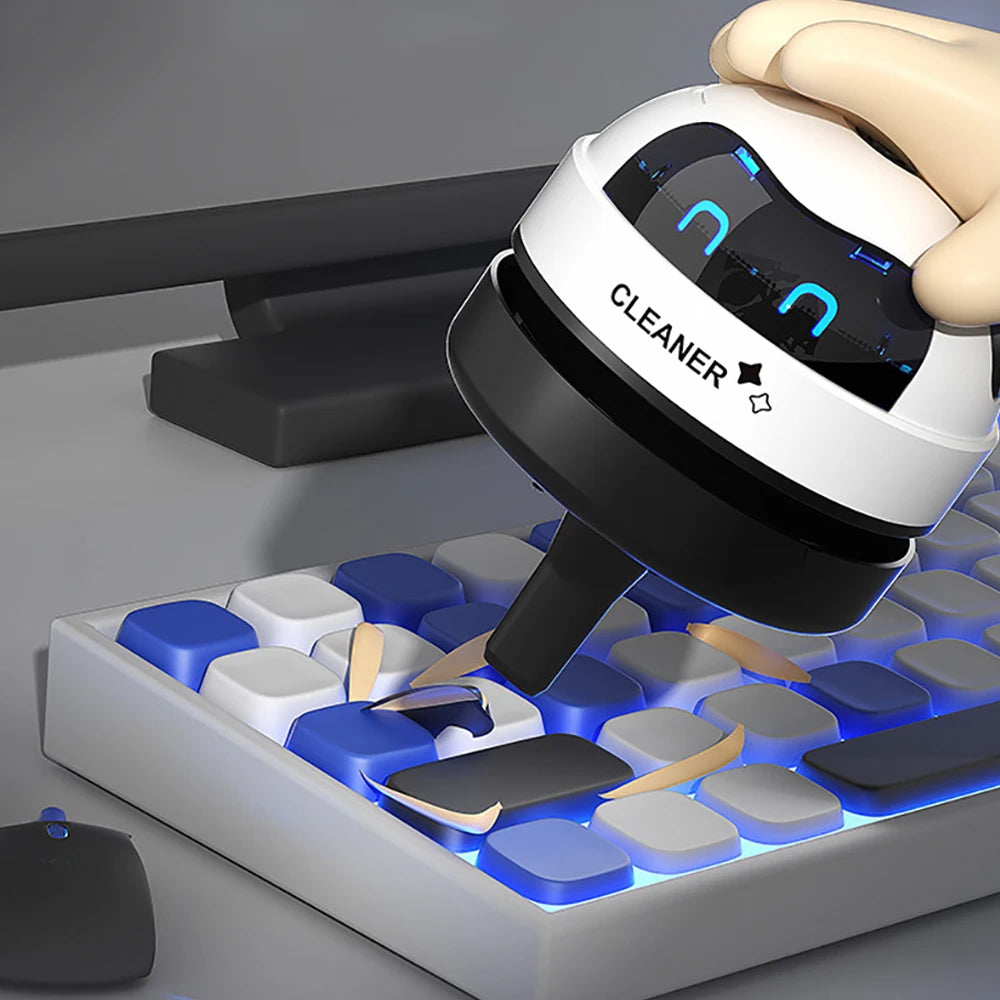Mini Vacuum Cleaner Protable USB Charging Desktop Cleaner Table Sweeper With Clean Brush For Home Office Desk Dust Vacuum