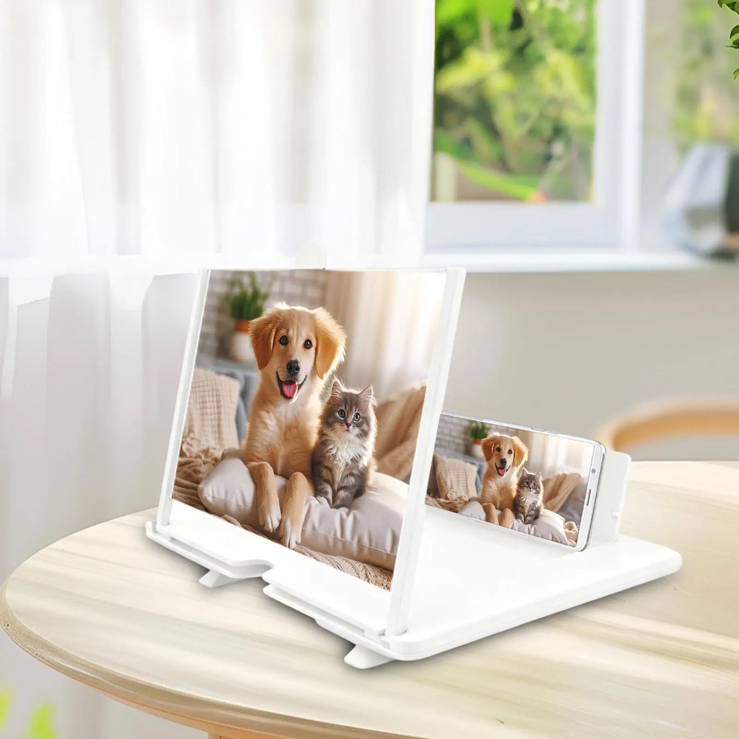 Screen Magnifier HD Phone Screen Video Magnifier Multi Functional Screen Amplifier For Phone Holder Desktop Enlarged Screen