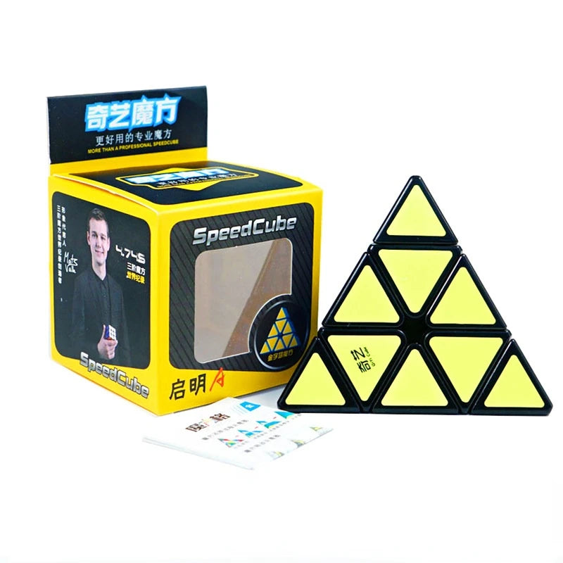 Qiyi 3x3x3 4x4x4 5x5x5 Professional Magic Cube Black Sticker Speed Cube Puzzle Learnning Cubo Magico Toys for Children Kid Gifts