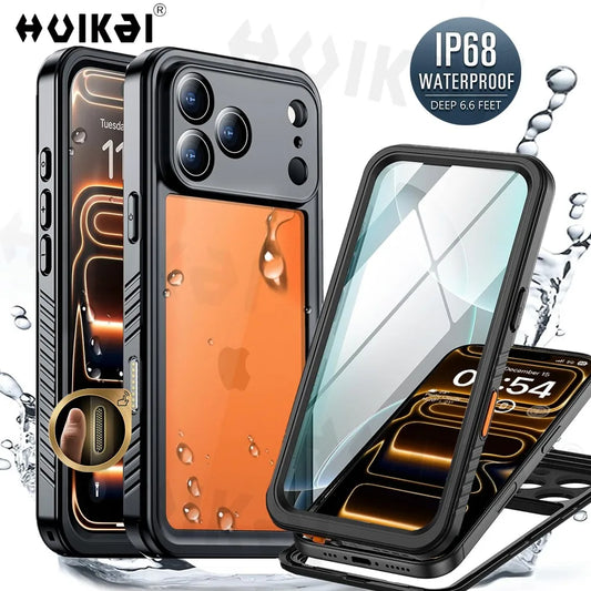 IP68 Waterproof Case For iPhone 17 Pro Max iPhone 17 Air 17 Pro 17 Drop Proof Full Body Protection Heavy Duty Protective Covers