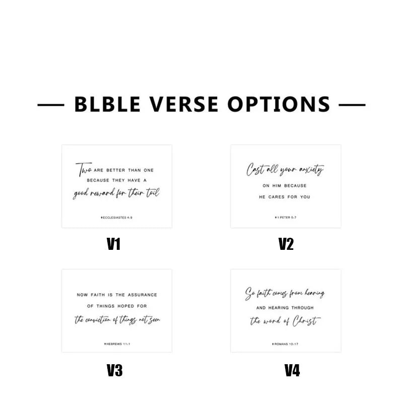 Personalized Bible Verses Lamp Customized Verses Gifts Christian Home Decoration Faith Theme Decoration Religion LED Light