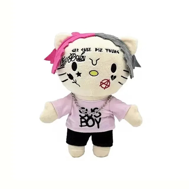 LIL PEEP Plush Doll Hello Selena Plush Toys Cute Cartoon Anime Plush Doll Soft Stuffed Dolls Room Decoration Kids Toy Gifts 22CM