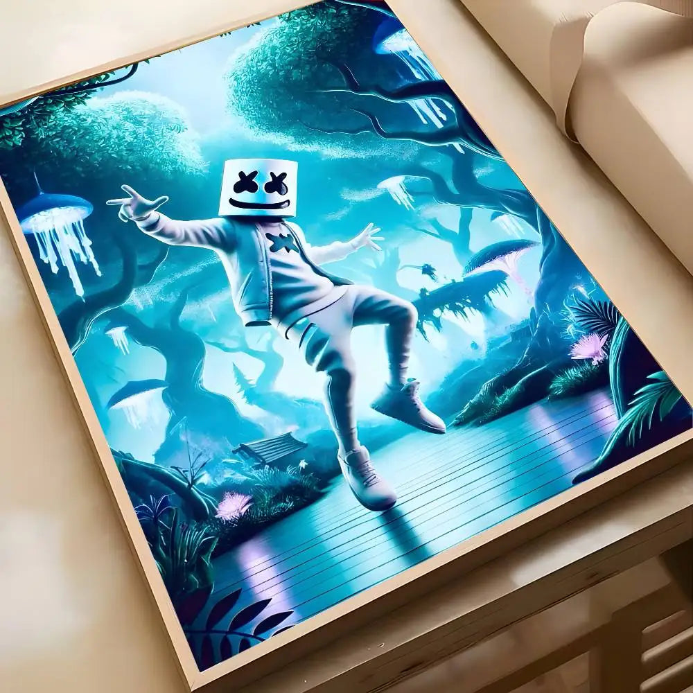 Hot Game F-Fortnites-Wallpaper Cool Poster Art painting poster with prints Home bedroom living room decoration gift