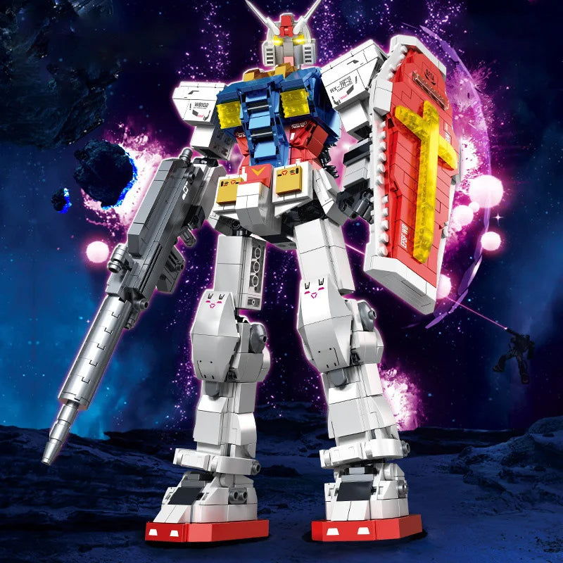Cyber Mecha Model Building Blocks - Storm Freedom Ancestor Mechanical Robot Assembly Kit for Kids & Adults