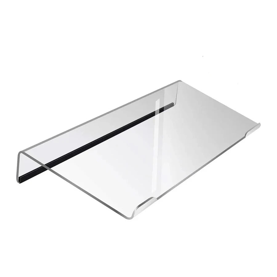Keyboard Stand - Z-Shaped  Transparent Keyboard Stand, Easy to Type, Suitable For School, Home Office, No Assembly Required, Des