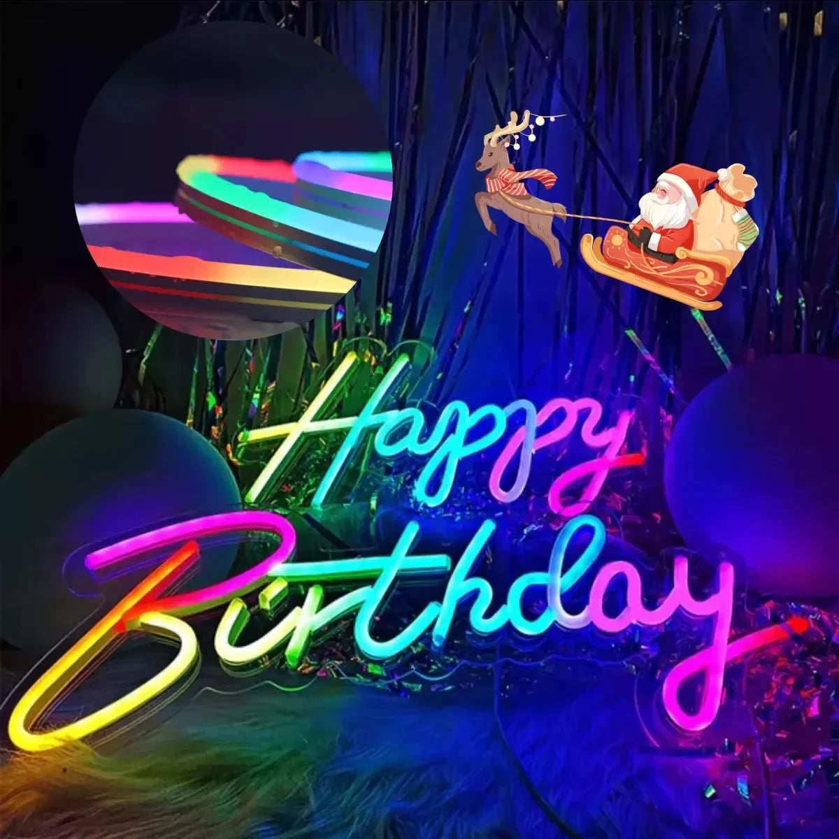 5V USB RGBIC Neon LED Strip Lights with Bluetooth APP Control Music Sync Waterproof Flexible Tape for Gaming Room Party Decor