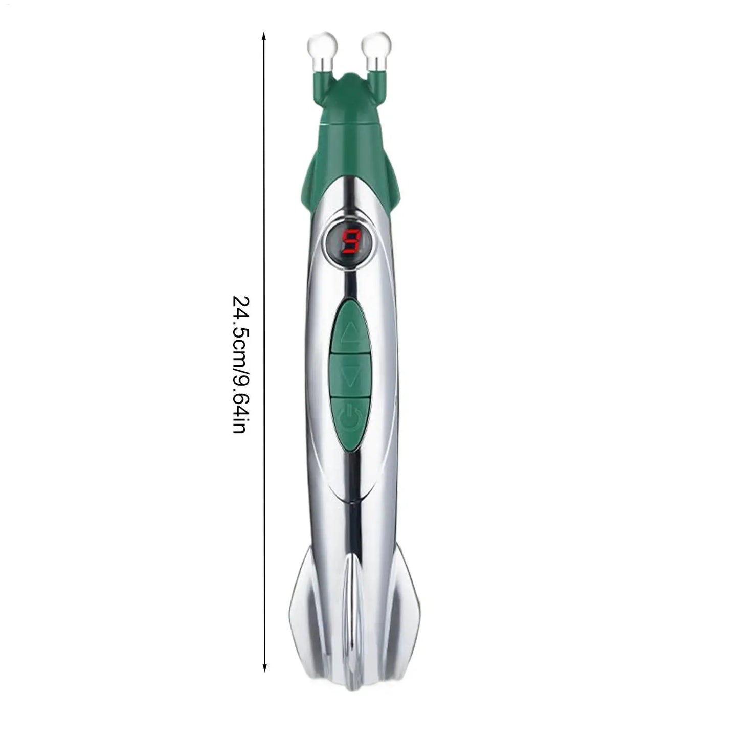 Massage Pen Portable Muscle Stimulator Meridian Massager Device For Fitness Enthusiasts Athletes Shoulder Back 9 Adjustable