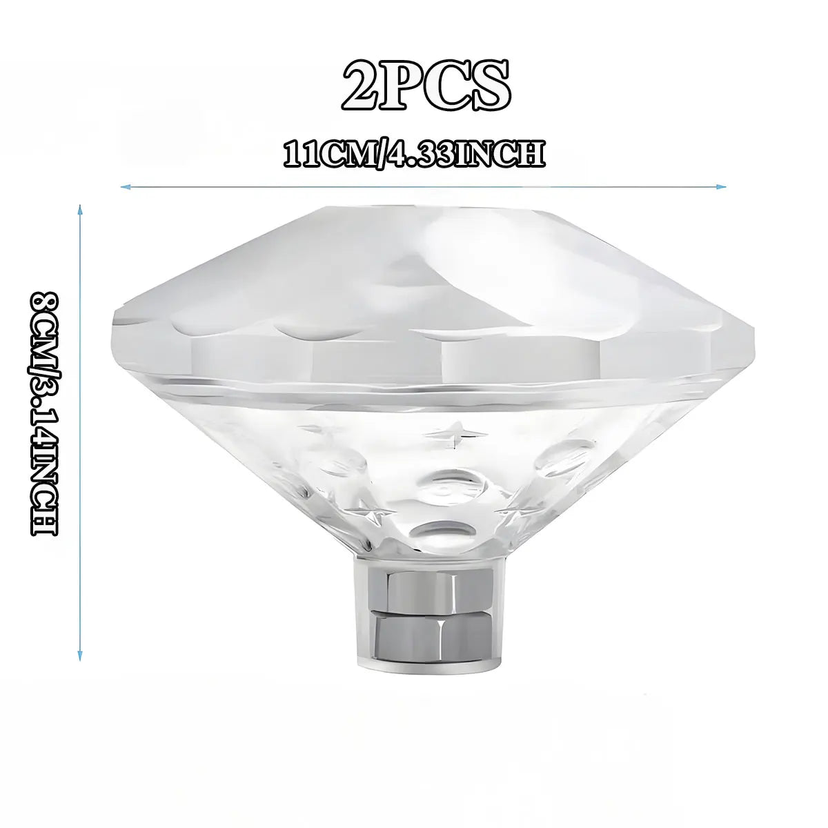 Floating Underwater Light RGB Submersible LED Disco Light Glow Show Swimming Pool Hot Tub Spa Lamp Bath Light