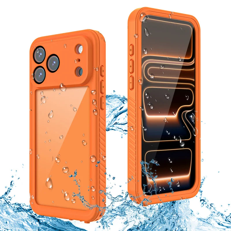 Shellbox IP68 Magnetic Waterproof Phone Case for Swimming & Diving - Compatible with iPhone 17/17AIR/17Pro/17Promax