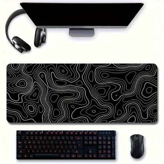 1PC Large Mouse Pads For Desk, Gaming Mouse Pad, Mouse Pad with Stitched Edges and Non-Slip Rubber Base, Extended Mouse Pad