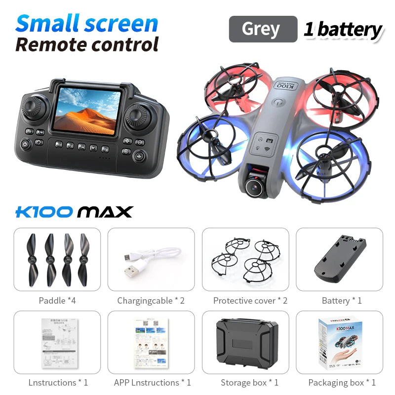 2026 New K100 MINI Drone 8K GPS Professional HD Aerial Photography Remote Control Aircraft HD Dual Camera Quadcopter child Gift