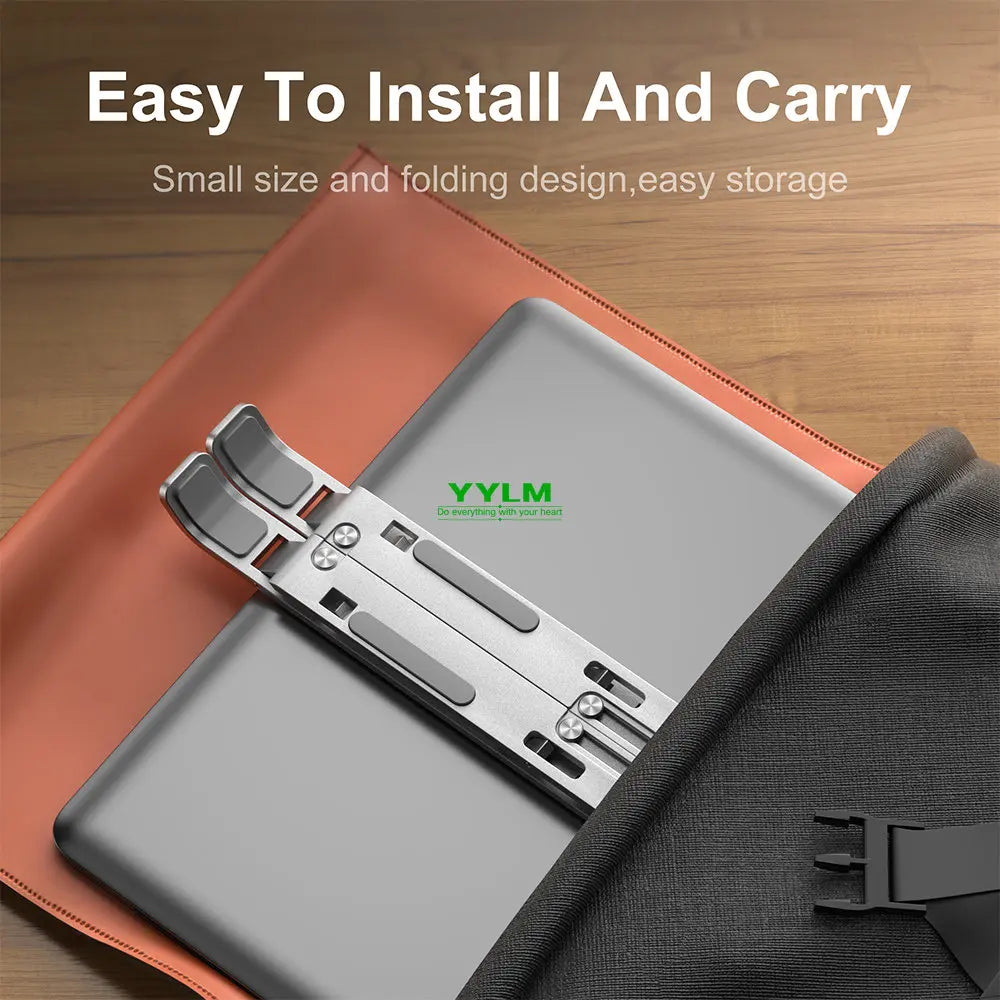 Foldable Laptop Stand Aluminium Notebook Stand Portable Laptop Holder Tablet Stand Computer Support For MacBook Air Pro ipad