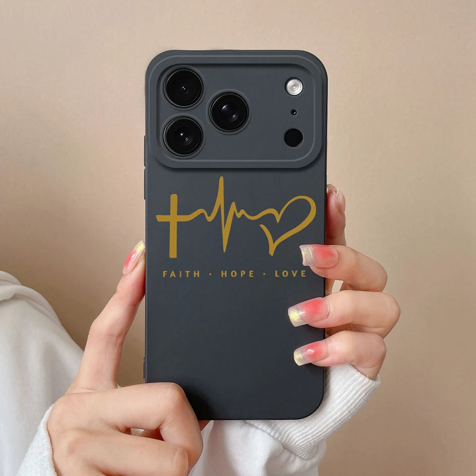 Case For iPhone17 17Air 17Pro 17ProMax Butterfly Love Heart Anti-fall Dustproof Trendy Housing For iPhone 17 Pro Max Funda Coque