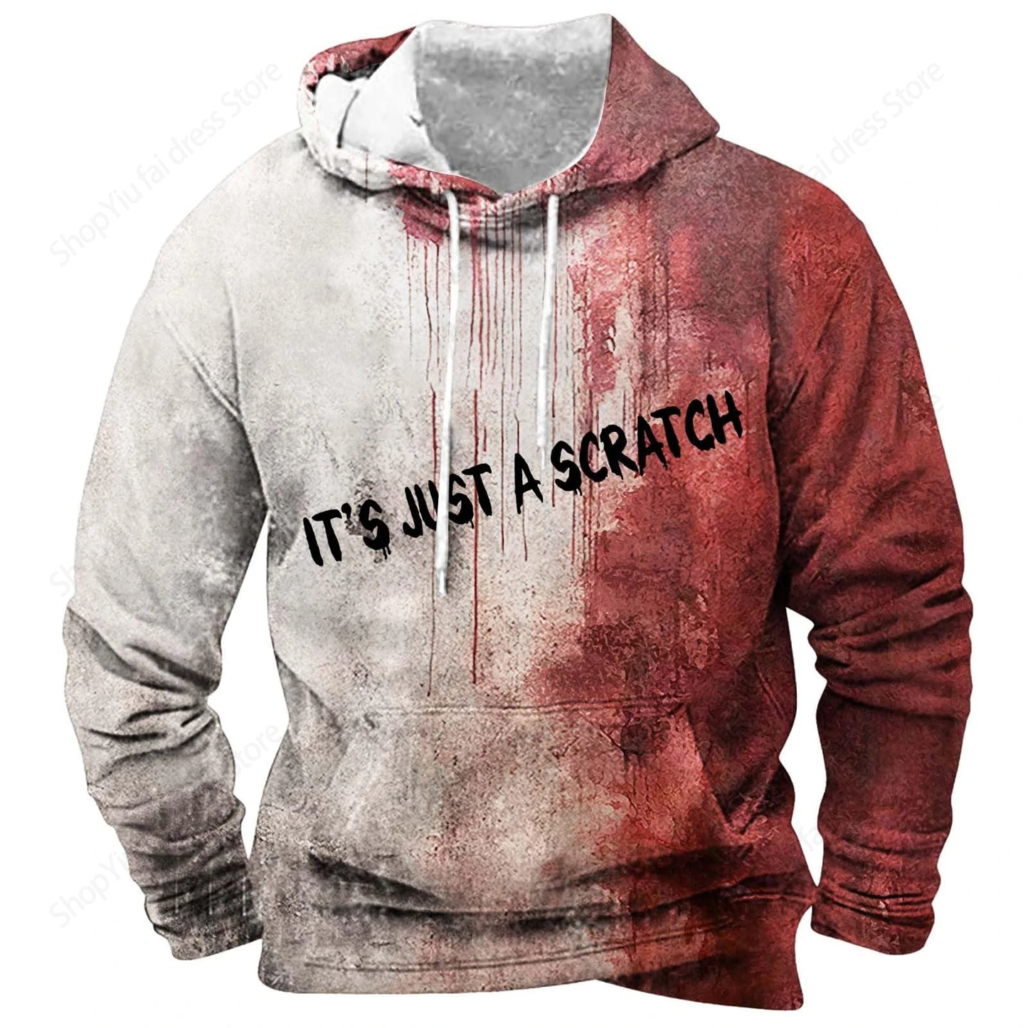 Horror Blood 3d Print Hoodie Men Women Fashion Hoodies Halloween Sweatshirt Boy Coats Women Sweats Men's Hoodie Letter Print