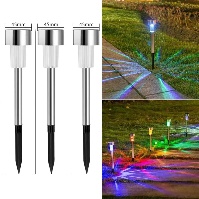 Solar Outdoor Lights Garden Lamp Solar Powered Waterproof Landscape Path Outdoor for Yard Backyard Lawn Patio Decorative Plant