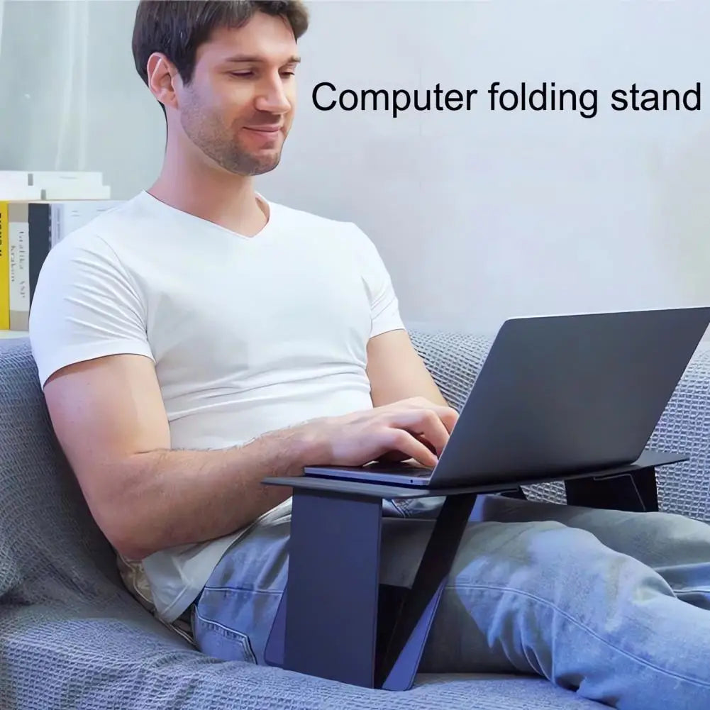 Multi functional foldable laptop stand, book desk,tablet stand,food tray,waterproof and moisture-proof,essential for lazy people