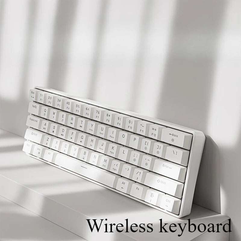 Teclado mecanico bluetooth gamer keyboard mouse sem fio gaming 60% mechanical keyboards teclados  key board para computadora