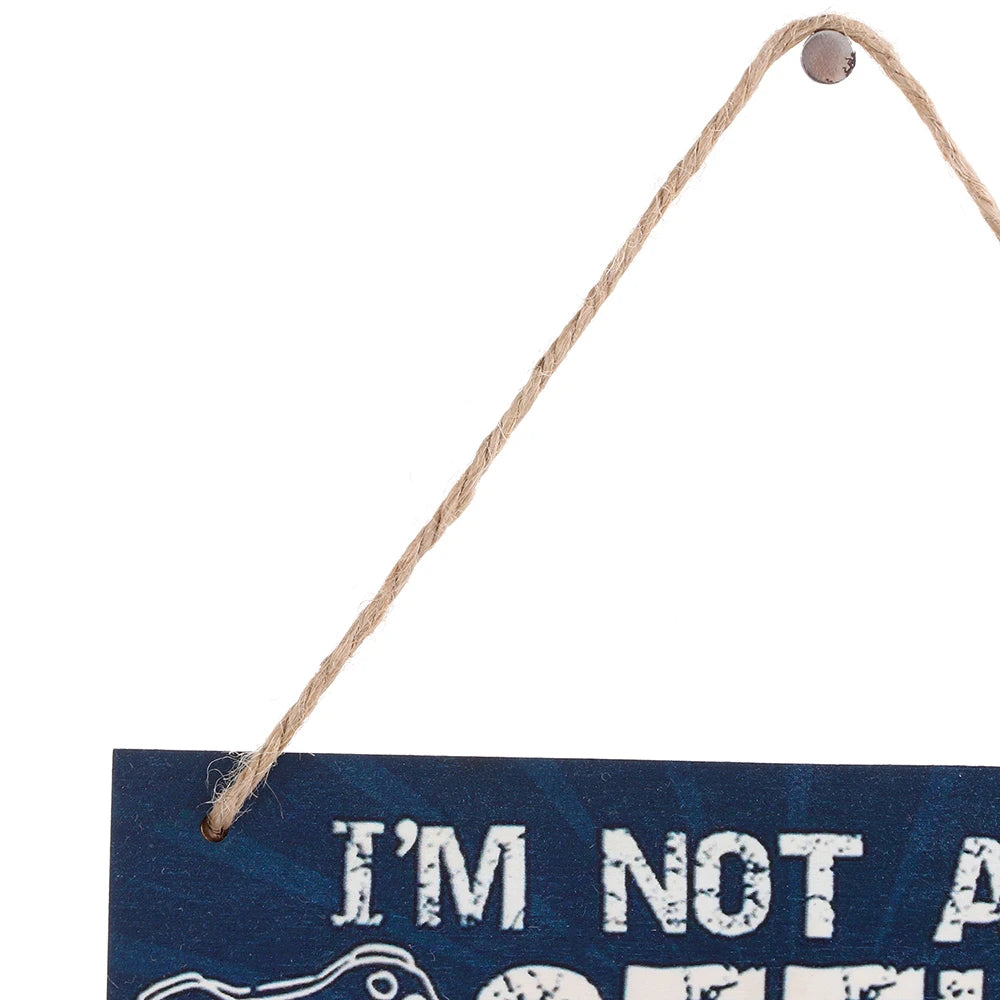 Gaming Room Sign Wood Plaque Do Not Disturb Hanging Pendant I'm Gamer Door Wall Decor Novelty Gift For Teens, Boyfriend, Husband