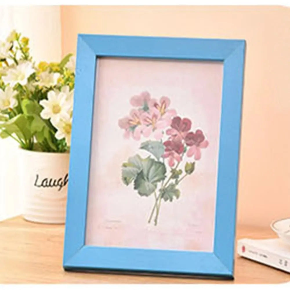 INS Colorful Photo Frame Drawings Handcraft Picture Frame Multi Size DIY Display Holders Home