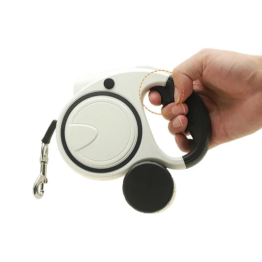 5m LED Dog Leash Automatic Telescopic Dual-color Dog Leash  Dog Walking Pet Supplies  Beautiful Fashionable and Multi-color