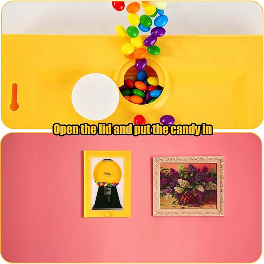 Candy Dispenser Picture Hanging Suitable Handy Fast Distribution Candies For Birthday & Holiday Gifts Creativity Storage Decors