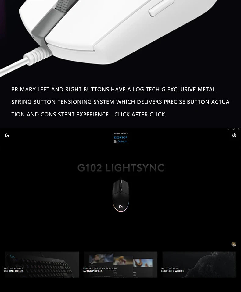 Elevate Your Gaming Aesthetic with Logitech G102 RGB