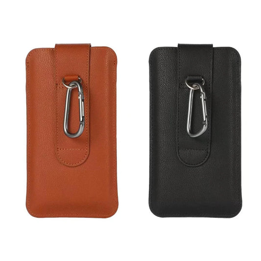 Cell Phone Case For iphone  17 16 16E 15 14 13 12 Pro Max Universal Holster Belt Phone Case Leather Phone Pouch Waist Bag
