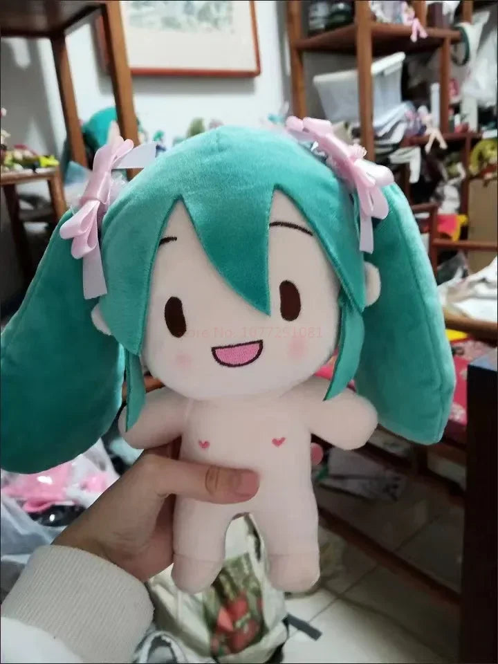 Kawaii Miku Plush Toy Anime Cute Soft Stuffed Plushie Doll Cartoon Houlder Pain Bag Backpack Decor cute Birthday Gifts toys