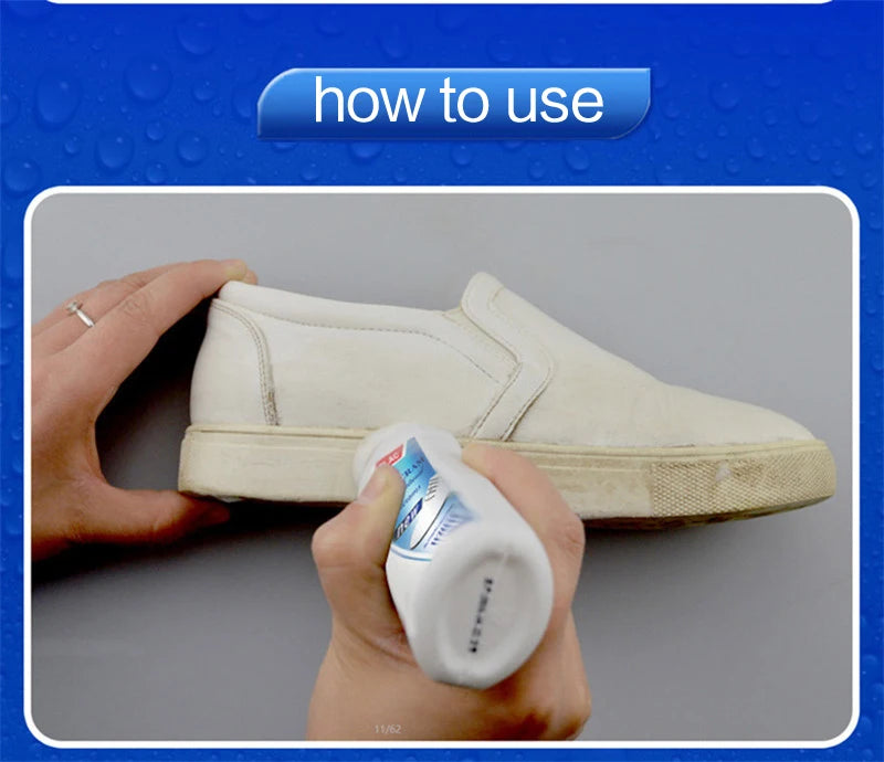 iawesome White Shoes Cleaner Polish Cleaning Tool For Casual Leather Shoe Sneakers Shoe Brushes Spong Supplies Magic Refreshed