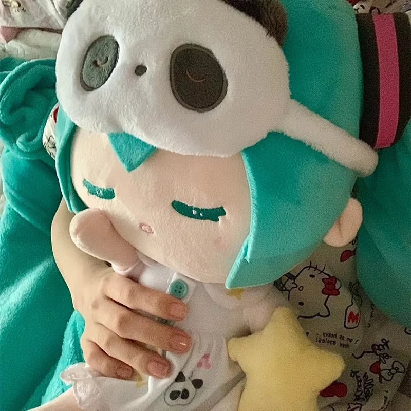 Anime Hatsune Miku Plush Doll Cartoon Peripherals Cute Sleep Accompany Doll Soft Toy Girls Birthday Gifts