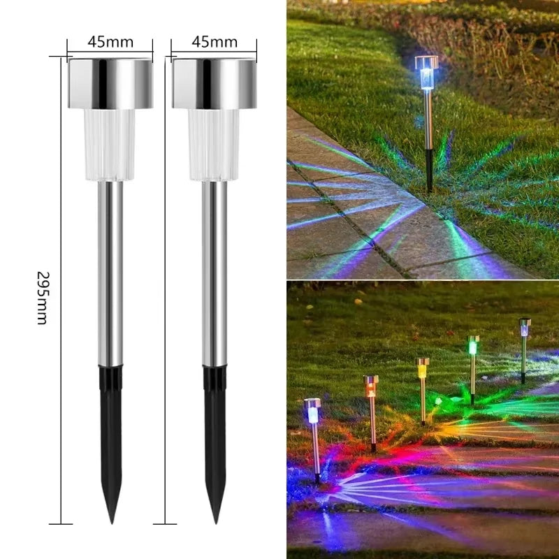 Solar Outdoor Lights Garden Lamp Solar Powered Waterproof Landscape Path Outdoor for Yard Backyard Lawn Patio Decorative Plant
