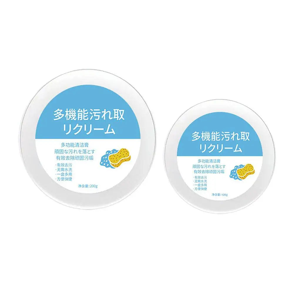 White Shoes Cleaning Cream Stains Remover Shoes Whitening All-Purpose Cleansing Cream With Wipe Sponge For Shoes Sneakers
