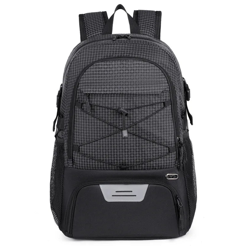 Backpack Sports Basketball Commuting Hiking Trekking Camping Bag Shoes Pocket Outdoor Travel Soccer Gym Football Schoolbag