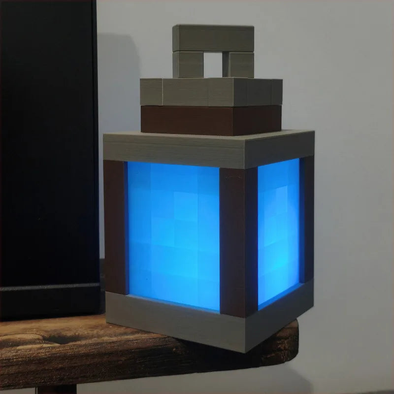 Glowing Lantern Rechargeable Night Light - Game - Themed Torch - Style Peripheral for Kids' Bedrooms